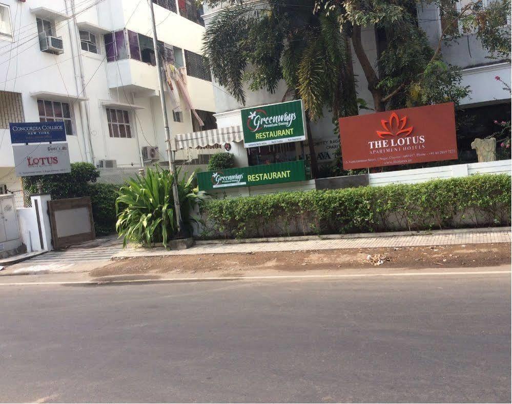 The Lotus Apartment Hotel, Venkatraman Street Chennai Zewnętrze zdjęcie